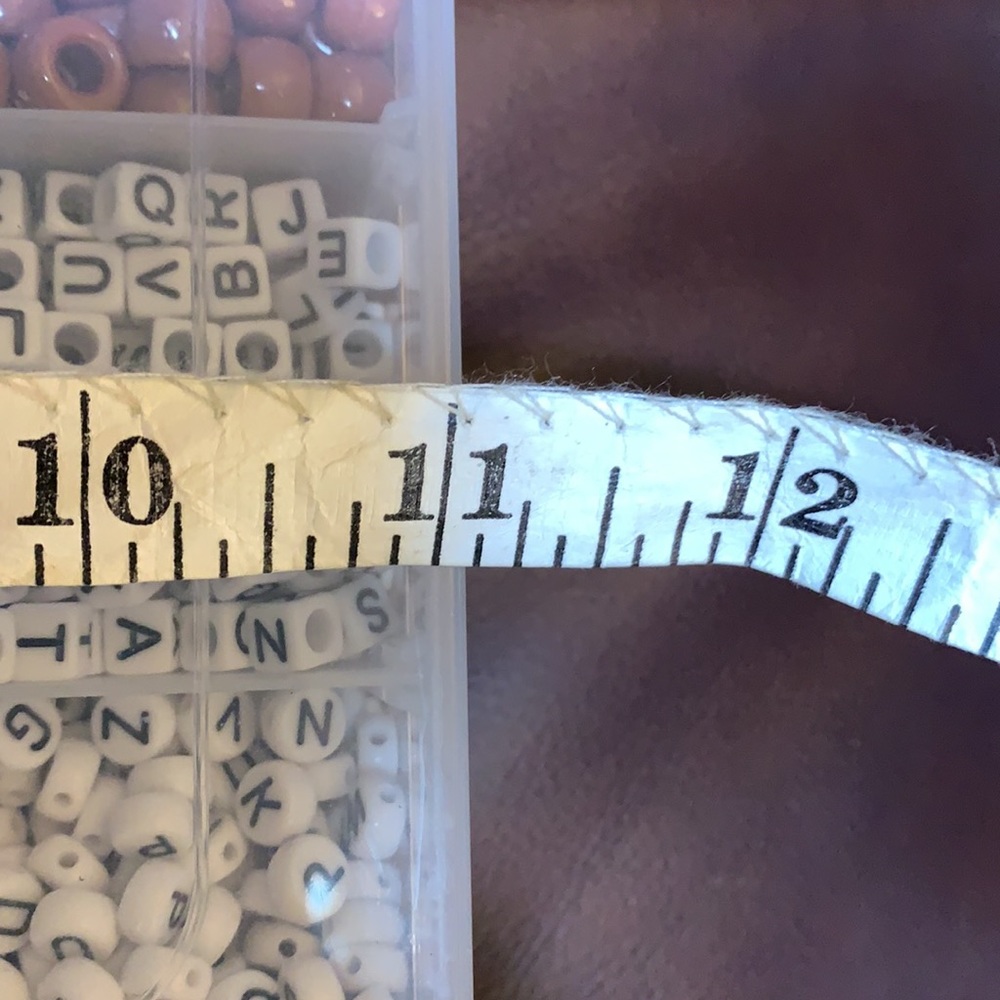 Rainbow Beads & Letters w Organizer! - Picture 4 of 5